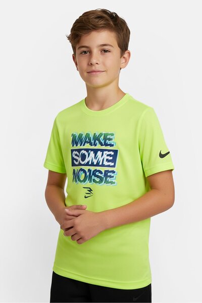 Nike 3Brand by Russell Wilson Kids Boy Dri-Fit Graphic Print Outdoor T-Shirt,...