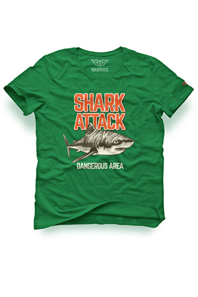 Tarrzzcom تي شيرت بتصميم للجنسين تي شيرت بتصميم هجوم القرش