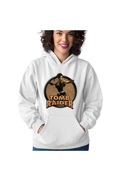 OEM Women's Sweatshirt Tomb Raider Archaeologist Egypt Lara Croft Soldier