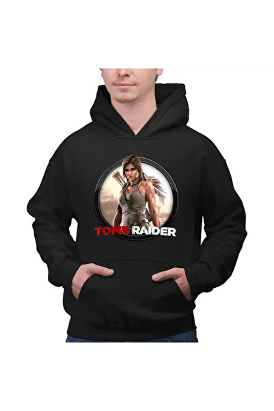 OEM Men's Hoodie Tomb Raider Lara Croft War Camouflage