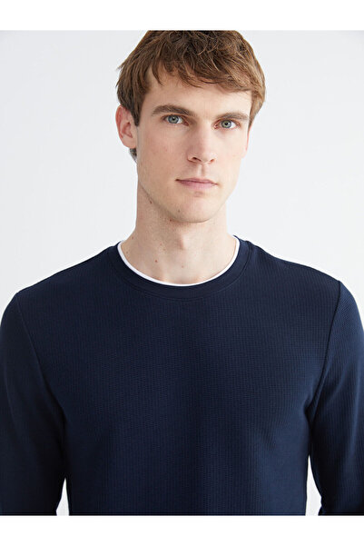 LC Waikiki Özmarka Новий сезон Велосипедна комір довгі рукави чоловіча футболка