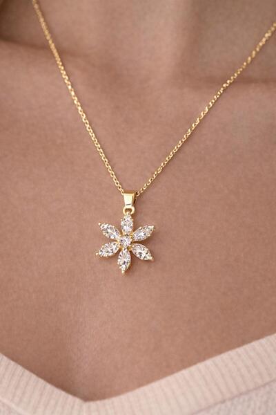 THB.Edition Zirkon Taşlı Kartanesi Kolye