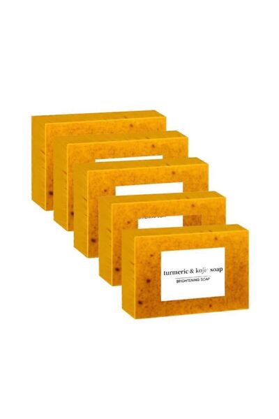 OEM Facial soap with turmeric and kojic acid, set of 5 pieces, 100g, for brig...
