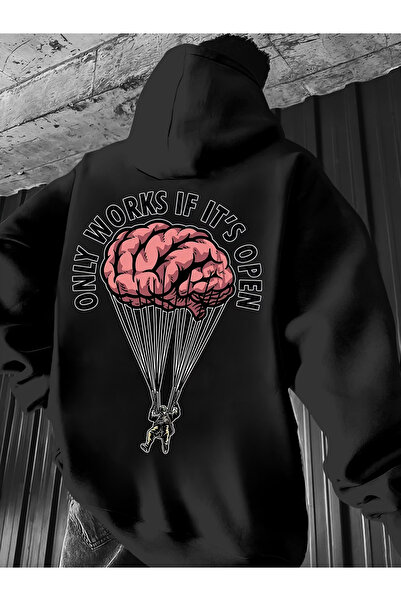 Marco Fresco Printed Unisex Oversized /Relaxed Fit Basic Thick/Fleece Lined H...