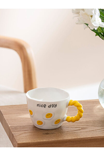 LC Waikiki Rmz Gi̇yi̇m Farkiyla Ba Printed Ceramic Mug 270 ml