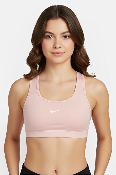 Nike Women Padded Sportswear Fit Sports Bra, Light Pink