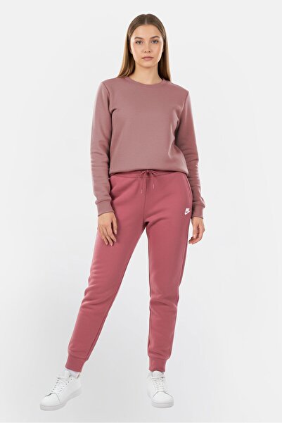 Nike Women Plus Size Brand Logo Outdoor Sweatpants, Mauve
