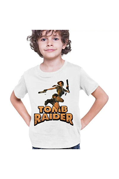 OEM Tomb Raider Legend Lara Croft Jungle Kids Boys T-Shirt