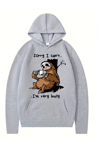 ibibik moda Printed Unisex Oversized /Relaxed Fit Basic Thick/Fleece Lined Ho...