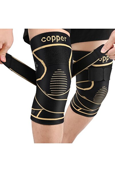 OEM Set of 2 Compression Knee Pads with Copper Wire, Sports Protects the Knee...