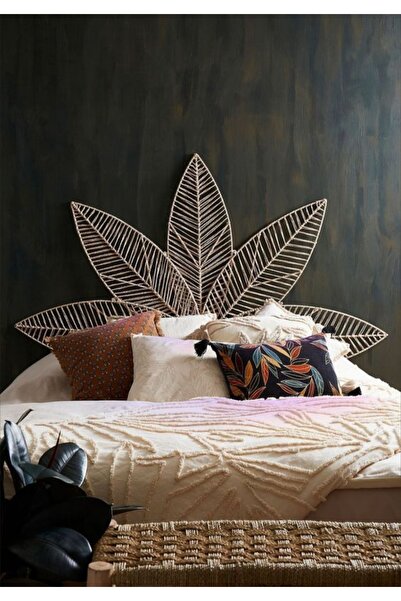 CASA NESTİ Yatak baza başlığı çift kişilik ip el işçiliği bohem