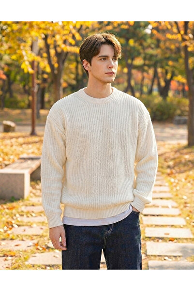 Pear Wear Unisex Knitwear Crew Neck Knitted Winter Sweater