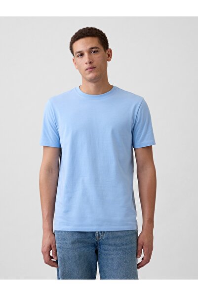 GAP Erkek Açık Mavi Everyday Soft T-Shirt