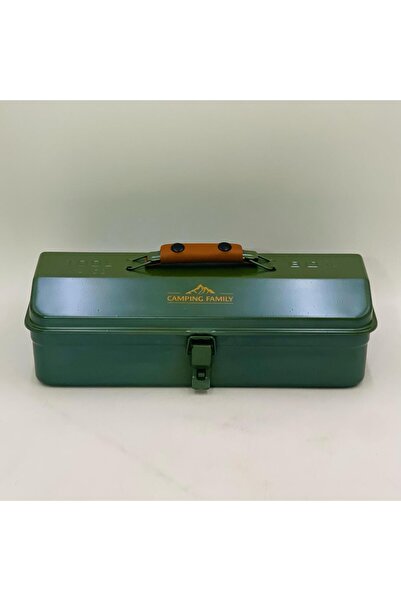 CAMPING FAMILY Complete iron tea storage box, suitable for trips and camping ...