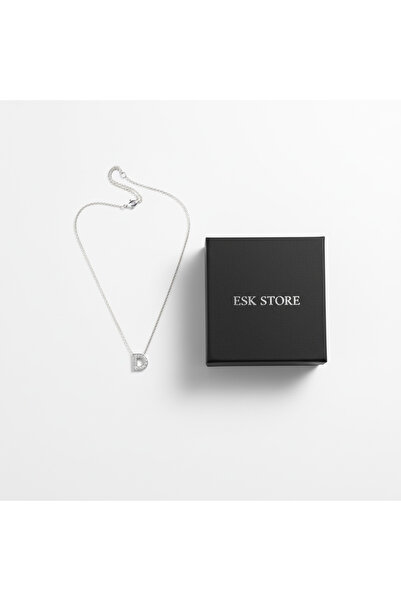 NO BRAND Minimal Harfli Kolye “D”