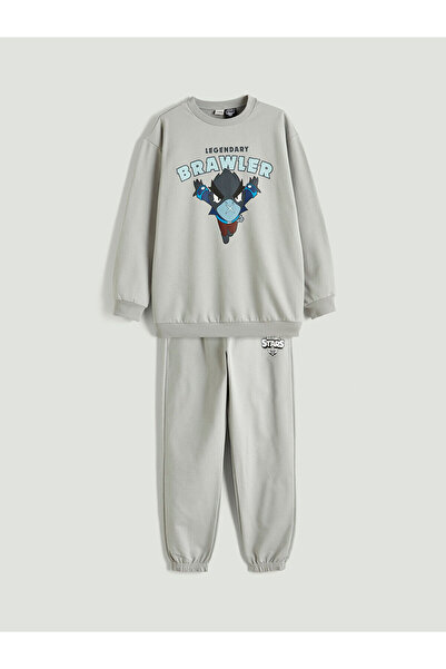 LC Waikiki Özmarka Νέα Σεζόν Brawl Stars Σετ Φόρμας για Αγόρια με Στάμπα