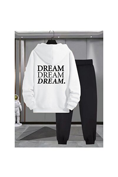 bellanova Men's Hooded Zippered Tracksuit Set – Set of 2, Digital Print, with...