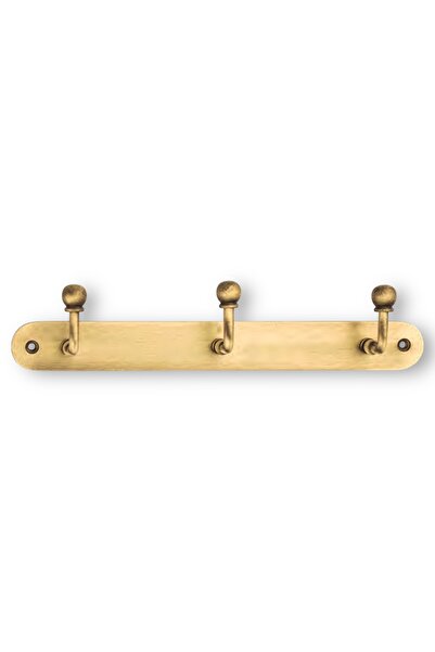Antik Bronze Üçlü Ceket Askısı, Antik