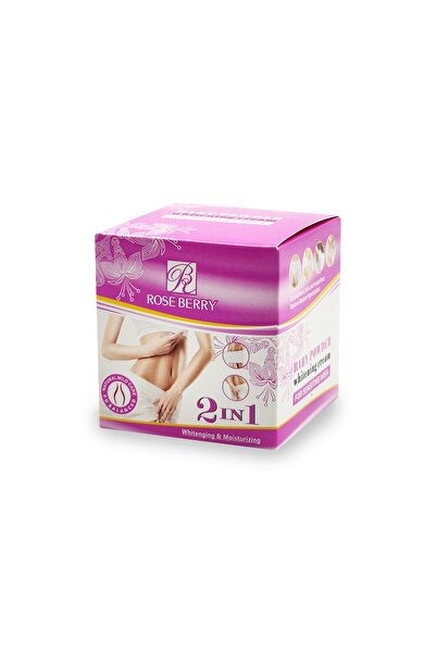 ROSE BERRYY 2 in 1 Baby Powder Whitening and Moisturizing Cream for Sensitive...