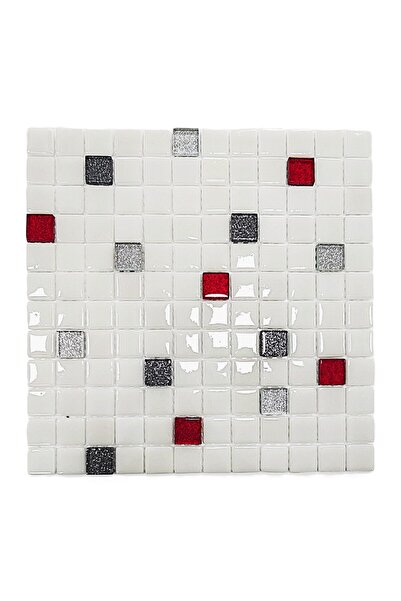 MozaiKristaL Tüm yüzeyler için 25x25mm. Beyaz-G.Simli-K.Simli-S. Simli, 31.5x...