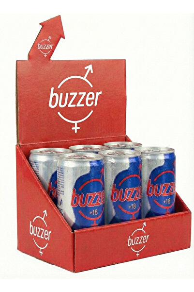 BUZZER Enerji Içeceği +18 - 6 Adet