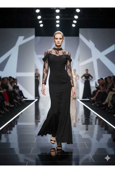 GORI FASHION Long dress, French cut