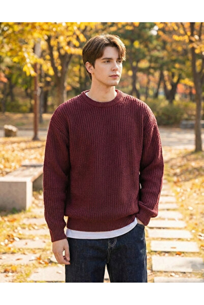 Pear Wear Unisex Knitwear Crew Neck Knitted Winter Sweater