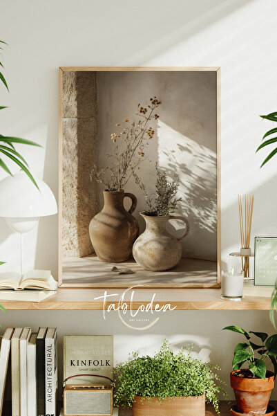 tablodea Pinterest Tarzı Seramik Vazo Çiçek Tablo su Vintage Bohem İskandinav...