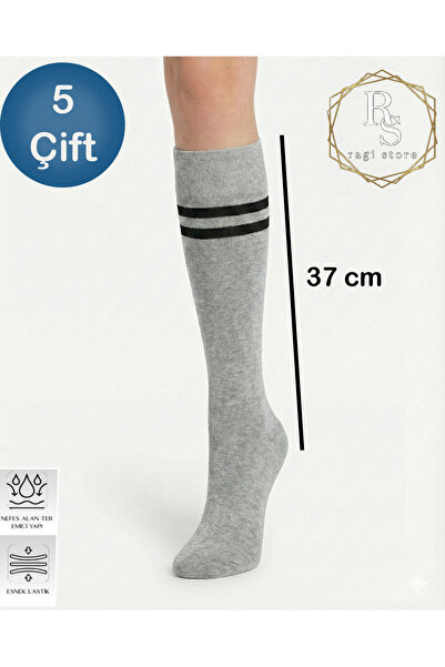 ragistore 5-Piece Striped Knee Socks