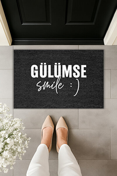 Dormot Modern Digital Printing - Smile :) - Doormat