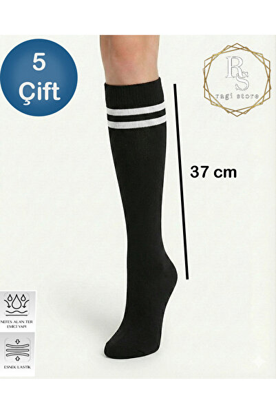 ragistore 5-Piece Striped Knee Socks