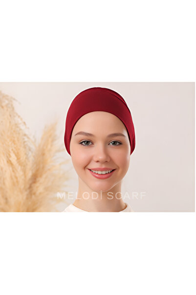 Melodi Scarf Hijab Silicone Non-Slip Bonnet - Stretch Fabric Tie Bonnet - Com...