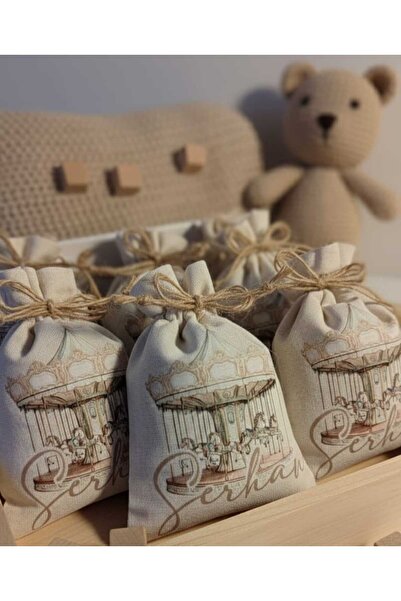 glaminkworld Bebek Yenidoğan, 6 Ay Kınası Baby Shower "Lavanta Kesesi" 10 Adet