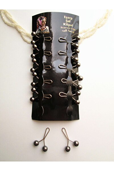 Melodi Scarf Hijab Smoked Scarf Shawl Clip 12 Pieces