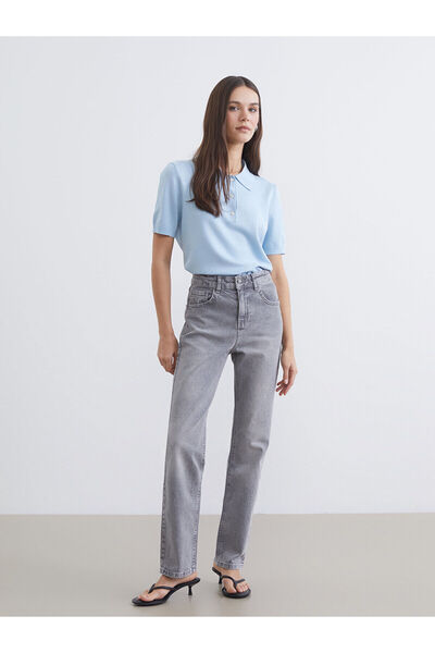 LC Waikiki بنطلون جينز نسائي من أوزماركا للموسم الجديد بقصة مريحة