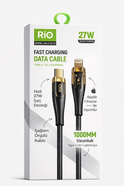 ONFA TEKNOLOJİ iPhone Uyumlu 27W Hızlı Şarj Kablosu - Type-C'den Lightning'e ...