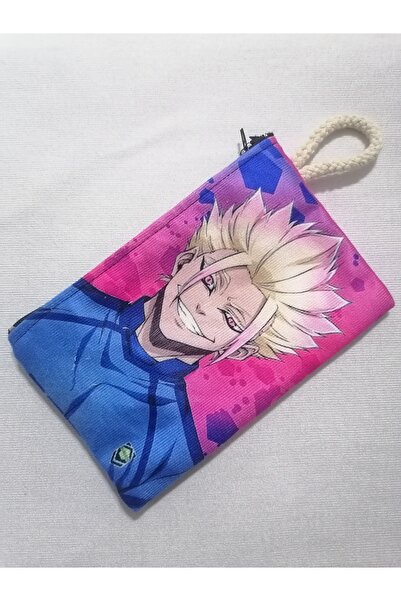 OWLBAG COMPANY Owl Bag Blue Lock Shidou Ryusei Patterned Pen Holder Wallet