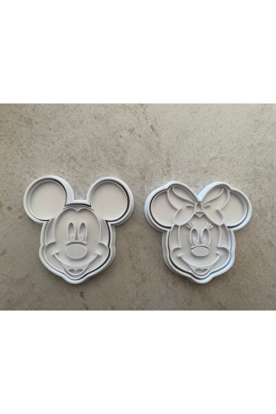 Genel Markalar Mickey ve Minnie Mouse Kurabiye kalıbı