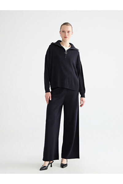 LC Waikiki Özmarka Νέα Σεζόν Γυναικεία Πλεκτά Παντελόνια με Ελαστική Μέση