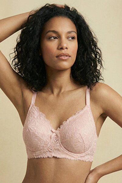 Infaith Powder Women's Lace Unpadded Non-Support Bra Shaping / Sculpting Comf...