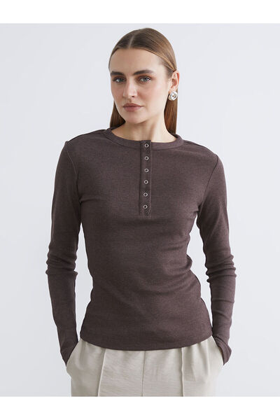 LC Waikiki Peak Yeni Sezon Bisiklet Yaka Fitilli Kadın Body