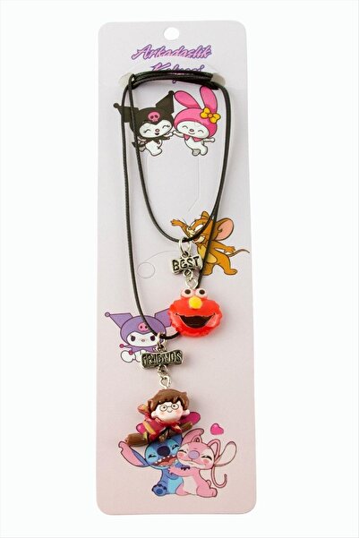 Generic Brand Çzgflm Character Friendship Necklaces (Double Necklace)