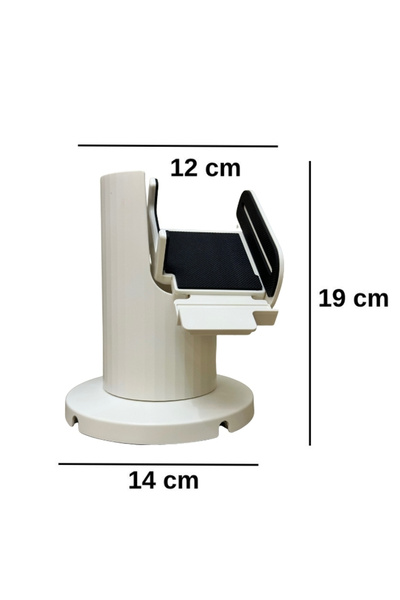 DBPOS 360 TS3 Yazarkasa pos Standı Tüm Kasalara Uyumlu Beyaz Geniş