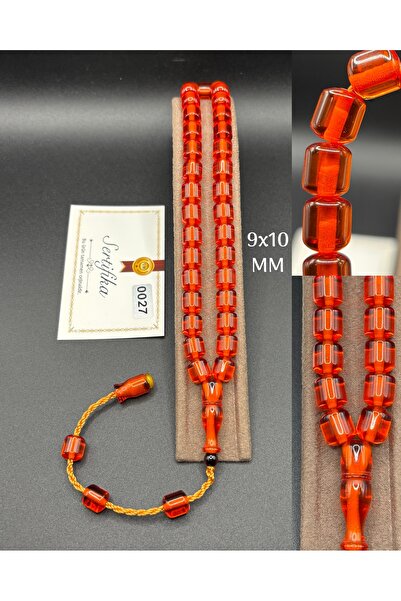 Kehribar ÖZEL ÇUBUK SIKMA TESBIH