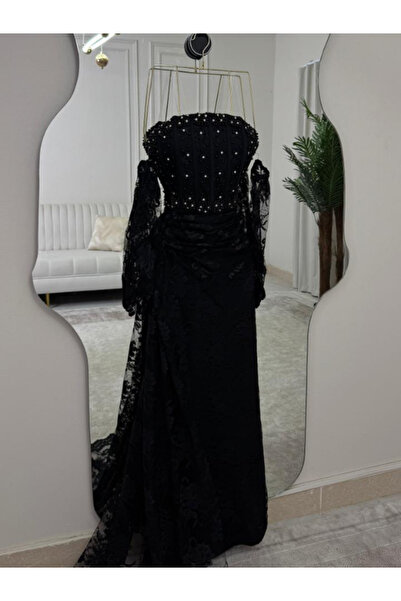 Elora Royal Noir Dress