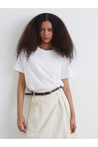 LC Waikiki Γυναικείο μπλουζάκι Özmarka New Season με λαιμόκοψη ποδηλάτου