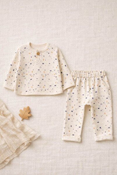The Nest Kids Waffle Cloud Premium Organic Cotton Waffle Textured Casual Baby...