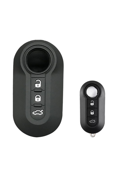 TOMRİSTORE غطاء مفتاح سيارة متوافق مع فيات دوبلو دوكاتو بونتو فيورينو بثلاثة ...