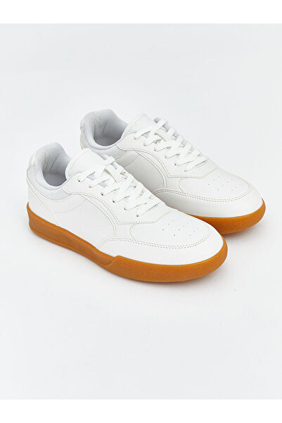 LC Waikiki Pantofi sport pentru femei LCW STEPS White aspect de piele