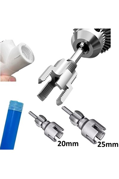 Depolife PPRC Plastik Pvc Boru Diş Açma Aparatı 20mm 25mm Borulara iç ve dış ...